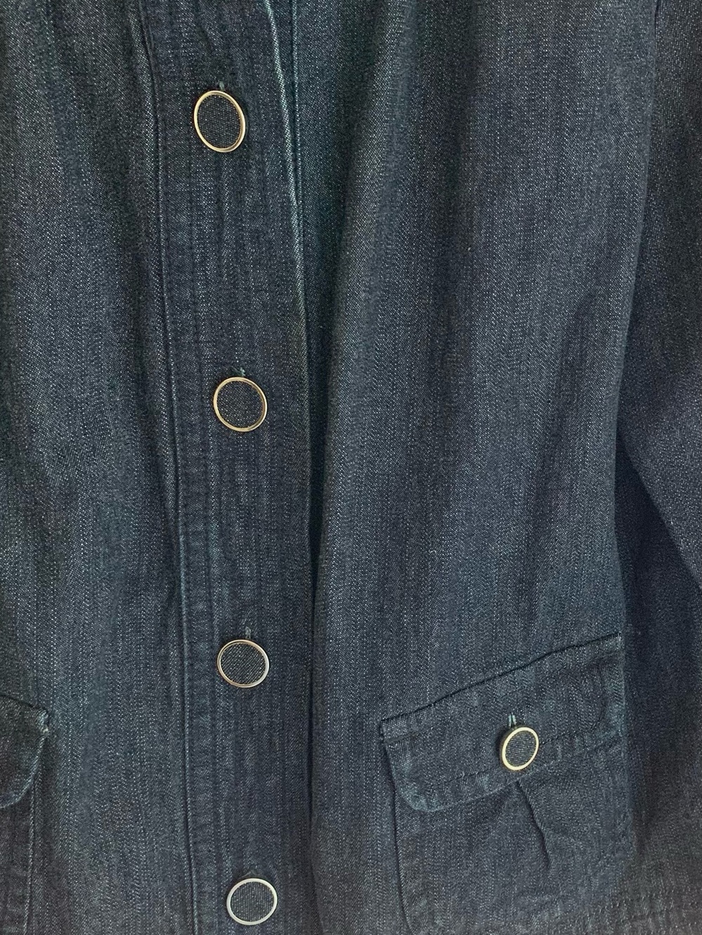 Charter Club Blue Denim Jacket Size L - Picture 8 of 10